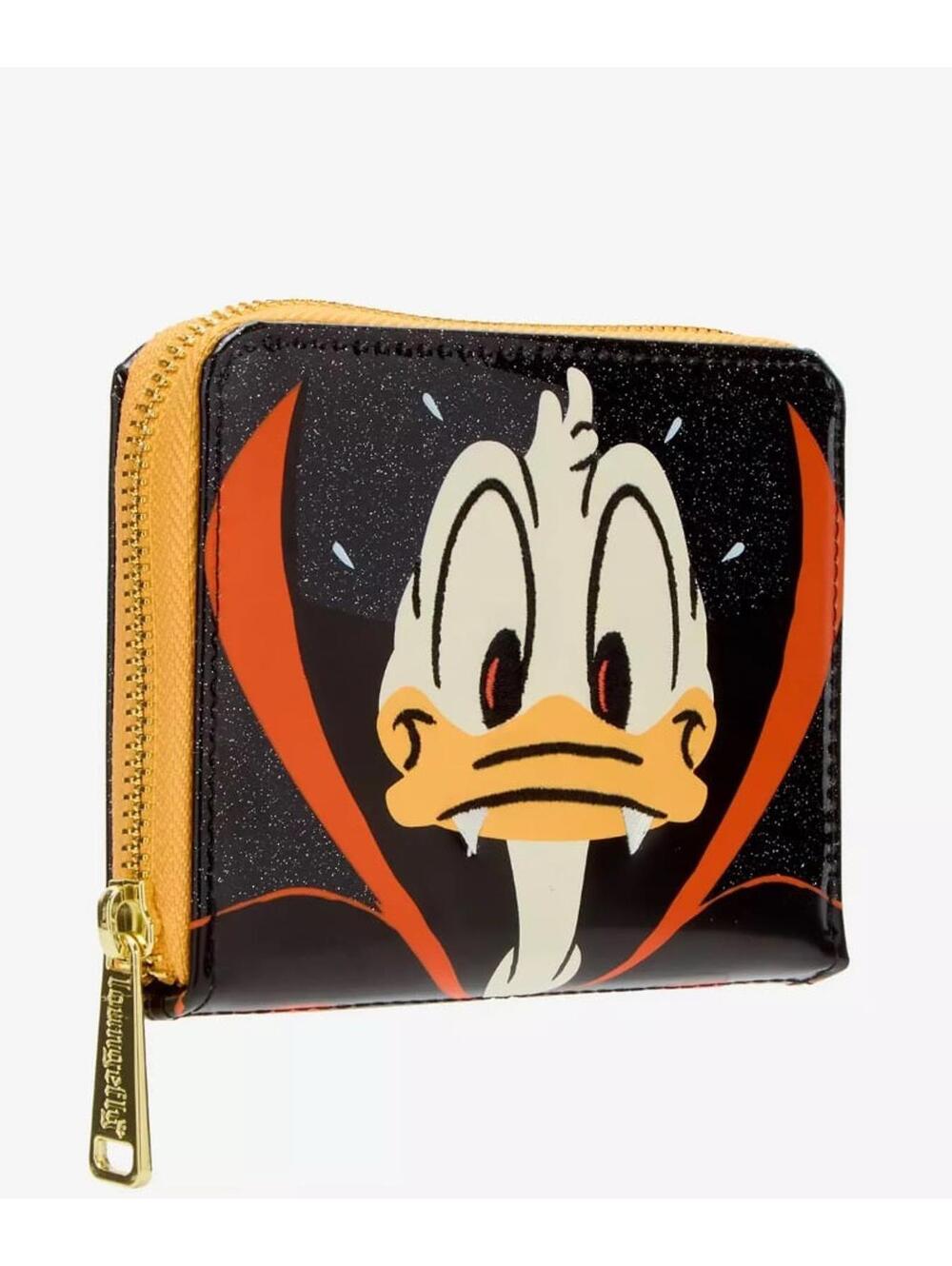 Loungefly Disney Donald Duck Vampire Costume Zip Wallet NWT - Picture 2 of 7
